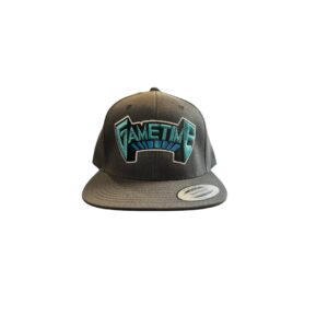 Black Stitched Game Time Hat